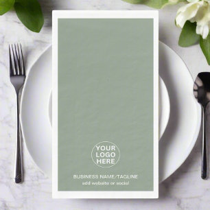 Sage Green Logo Professionele Bedrijfsevenementen Servet