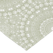 Sage Green Mandala Pattern Medium Tafelloper (Hoek)