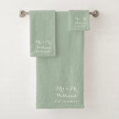 Sage Green Mariage Moderne Élégant Rustique Boho (En situation)