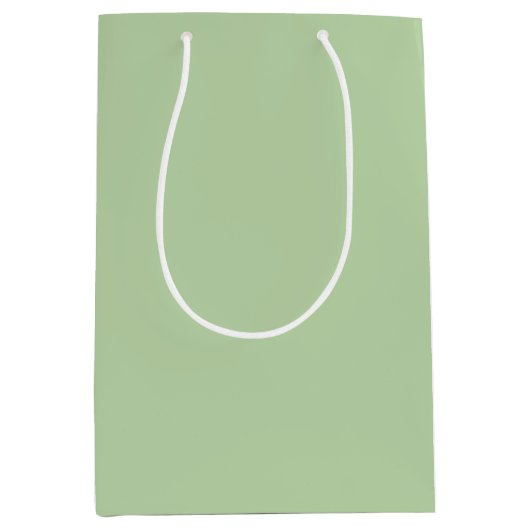 Sage Green Medium Cadeauzakje (Voorkant)