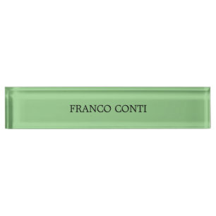 Sage Green Minimalist Plain Modern Naambordje