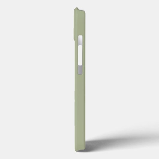 Sage Green Monogram Initialen Trendy Boho Case-Mate iPhone Case (Achterkant / Links)