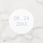 Sage Green Mr & Mrs Wedding Confetti (Kleine voorkant)