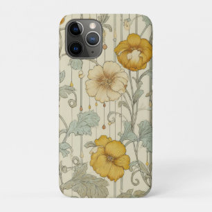 Sage Green Naadloos Patroon iPhone 11 Pro Hoesje