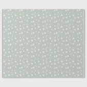 Sage Green Neutral Elegant Abstract Minimalist Cadeaupapier (Vlak)
