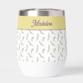 Sage Green Olive Branch Monogram Name (Arrière)