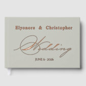 Sage Green Olive Branch Monogram Wedding (Recto)