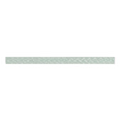 Sage Green Pastel White Swirl Grosgrain Ribbon Grosgrain Lint (Voorkant)