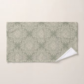 Sage Green Pattern Bad Handdoek (Handdoek)