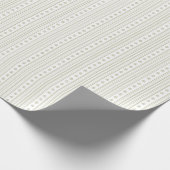 Sage Green Pattern Wrapping Paper Cadeaupapier (Hoek)