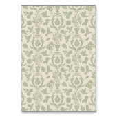 Sage Green Perfect Pear Mariage Numéro de table (Dos)