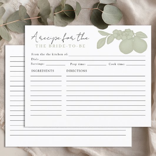 Sage Green Perfect Pear Vrijgezellenfeest Recept K