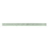 Sage Green Personalized Wedding Gift Ribbon Lint (Voorkant)