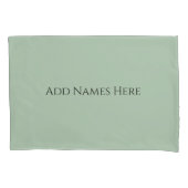 Sage Green Pillowcases – Decorative Pillow Covers  Kussensloop (Voorkant-Links)
