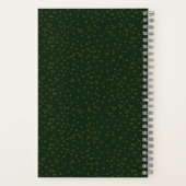 Sage Green Polka Dots Modern Pattern  Notitieboek (Achterkant)