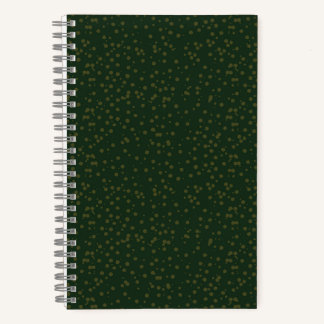 Sage Green Polka Dots Modern Pattern  Notitieboek