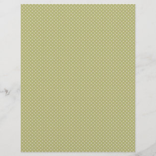 Sage Green Polka Point Imprimer Papier