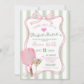 Sage Green Quirky Pickle ball Vrijgezellenfeest Kaart (Voorkant)