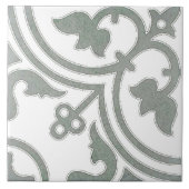 Sage Green Repro Backsplash Kitchen Tegeltje (Voorkant)