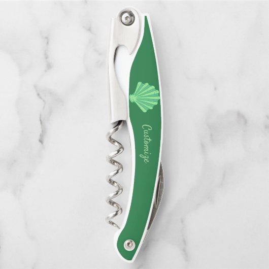 Sage Green Scallop Shell Thunder_Cove Kurkentrekker (Voorkant)