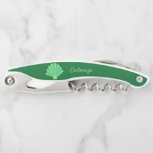 Sage Green Scallop Shell Thunder_Cove Kurkentrekker (Voorkant)