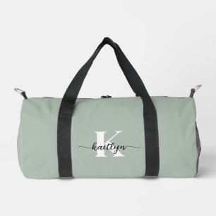 Sage Green Script Monogram Plunjezak