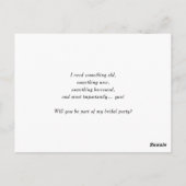 Sage Green Serez-Vous Ma Carte Fille Fleur (Dos)