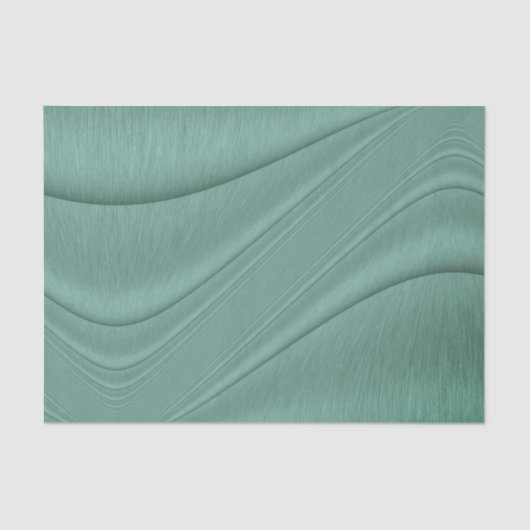 Sage Green Shimmering Contour Tissuepapier (Voorkant)