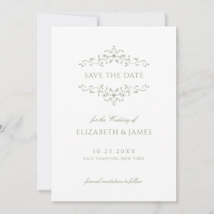 Sage Green Sieraden Save The Date