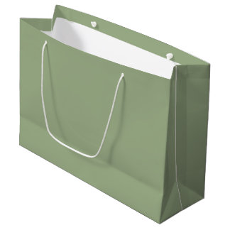 Sage Green Solid Color Trendy Simple Modern Groot Cadeauzakje