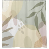 Sage Green Tropical Bohemian Douche rideau (Devant)