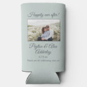 Sage Green trouwfoto nog lang en gelukkig (Achterkant)