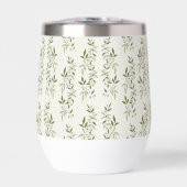 Sage Green Watercolor French Country Olive Pattern (Avant)