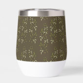 Sage Green Watercolor French Country Olive Pattern (Achterkant)