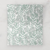 Sage Green Wedding  Botanical (Binnenkant ongevouwen)