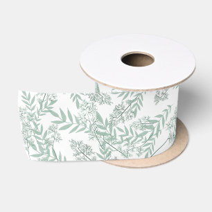 Sage Green Wedding  Botanical Lint