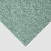 Sage Green Wedding Botanical Tissuepapier (Detail)