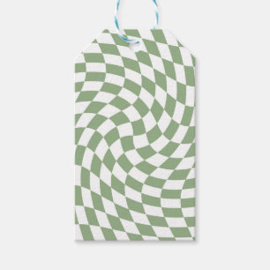 Sage Green Wedding Collectie Check Gecontroleerd Cadeaulabel