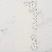 Sage Green Wedding Menu (Achterkant)