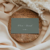 Sage Green Wedding Place Cards Sjabloon