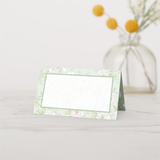Sage Green White Rose Wedding (Voorkant)