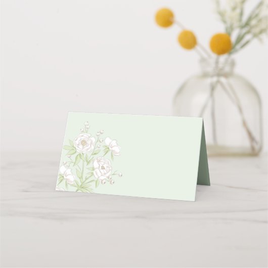 Sage Green White Rose Wedding (Voorkant)