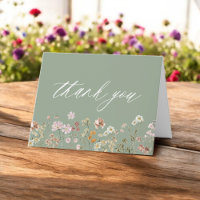 Sage Green Wildflower Baby shower