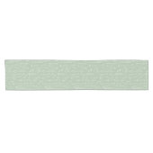 Sage Green Wildflower Baby Shower Table Runner Korte Tafelloper (Horizontaal)