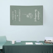 Sage Green Wildflower Wedding Spandoek (Beurs)