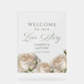 Sage Greenery Roses Welcome to Love Story (Recto)