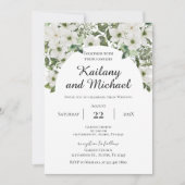 Sage Greenery Wedding Invitation (Devant)