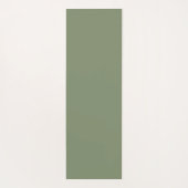 Sage Groen Aangepaste Naam Yoga Mat (Achterkant)