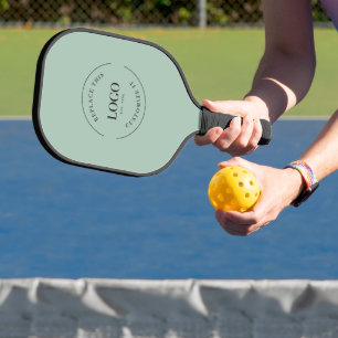 Sage groen Bedrijf logo Eenvoudige Promotionele Aa Pickleball Paddle
