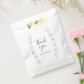 Sage groen botanische gunsten, bruiloft dank u bedankzakje (Gezegeld)